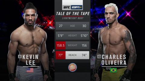 UFC Fight Night 170 - Charles Oliveira vs Kevin Lee - Mar 14, 2020