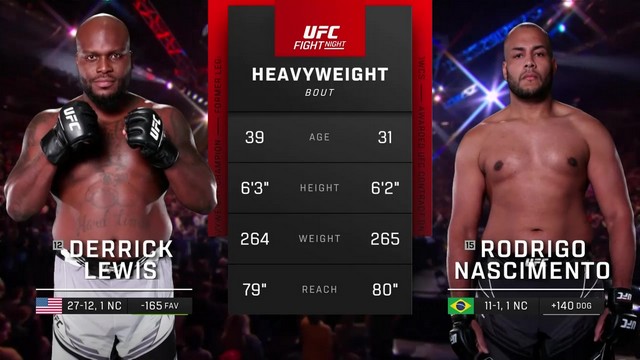 UFC on ESPN 56 - Derrick Lewis vs Rodrigo Nascimento - May 11, 2024
