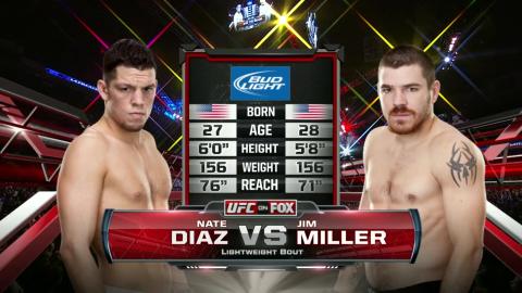 UFC on FOX 3 - Nate Diaz vs Jim Miller - May 5, 2012