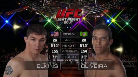 UFC on Versus 2 - Charles Oliveira vs Darren Elkins - Aug 1, 2010
