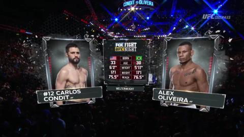 UFC on Fox 29 - Carlos Condit vs Alex Oliveira - Apr 14, 2018