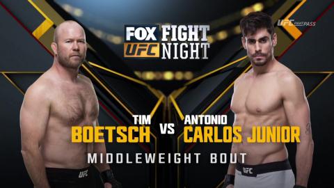 UFC on Fox 29 - Tim Boetsch vs Antonio Carlos Jr. - Apr 14, 2018