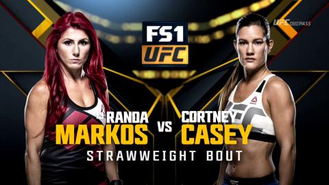 UFC 202 - Randa Markos vs Cortney Casey - Aug 20, 2016