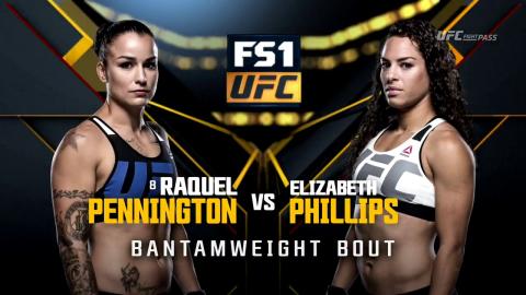 UFC 202 - Raquel Pennington vs Elizabeth Phillips - Aug 20, 2016
