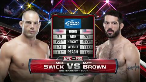 UFC on FOX 5 - Mike Swick vs Matt Brown - Dec 8, 2012