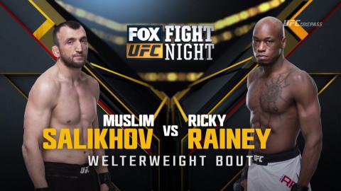 UFC on Fox 29 - Muslim Salikhov vs Ricky Rainey - Apr 14, 2018