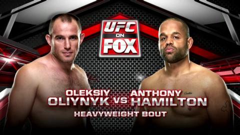 UFC Fight Night 44 - Aleksei Oleinik vs Anthony Hamilton - Jun 28, 2014