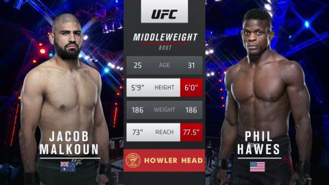 UFC 254: Jacob Malkoun vs Phil Hawes - Oct 24, 2020