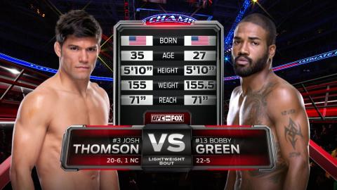 UFC on FOX 12 - Josh Thomson vs Bobby Green - Jul 25, 2014