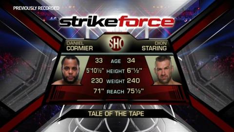 Strikeforce - Daniel Cormier vs Dion Staring - Jan 11, 2013