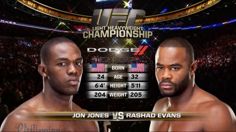 UFC 145 - Jon Jones vs Rashad Evans - Apr 21, 2012