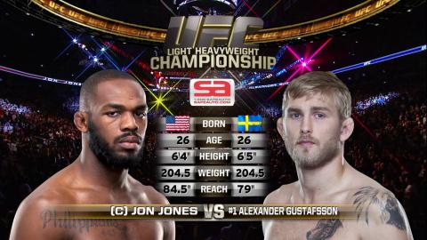 UFC 165 - Jon Jones vs Alexander Gustafsson - Sep 21, 2013