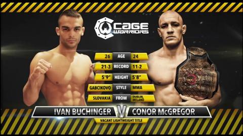 CWFC 51: Conor McGregor vs Ivan Buchinger - Dec 31, 2012