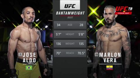 UFC Fight Night 183 - Jose Aldo vs Marlon Vera - Dec 19, 2020