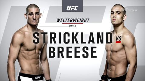 UFC 199 - Sean Strickland vs Tom Breese - Jun 5, 2016