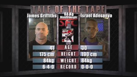 SFC 9: Israel Adesanya vs James Griffiths - Mar 24, 2012