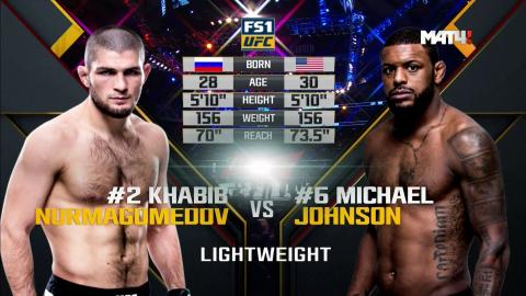 UFC 205: Khabib Nurmagomedov vs Michael Johnson - Nov 12, 2016