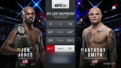 UFC 235 - Jon Jones vs Anthony Smith - Mar 2, 2019